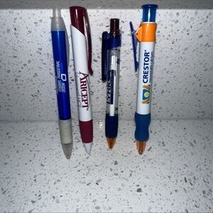 Pharmaceutical Rep Pens Crestor Duragesic Lyrics Aricept All Ink Works Lot of 4